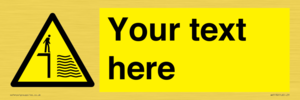 WV5132: Custom Deep Water Sign