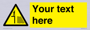 WV5132: Custom Deep Water Sign