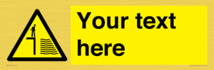 WV5132: Custom Deep Water Sign