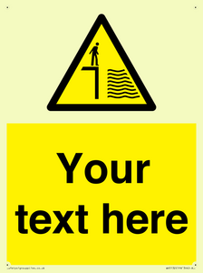 WV5132: Custom Deep Water Sign