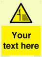WV5132: Custom Deep Water Sign