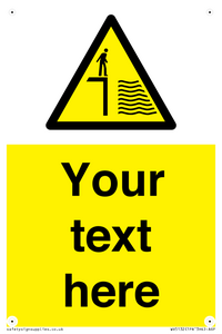 WV5132: Custom Deep Water Sign