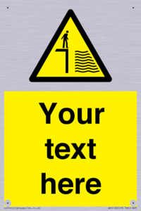 WV5132: Custom Deep Water Sign