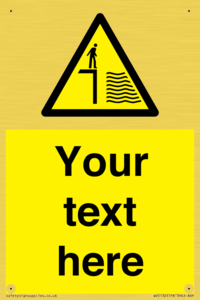 WV5132: Custom Deep Water Sign