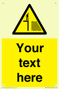 WV5132: Custom Deep Water Sign