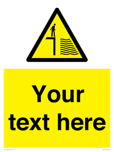 WV5132: Custom Deep Water Sign