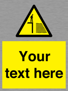 WV5132: Custom Deep Water Sign