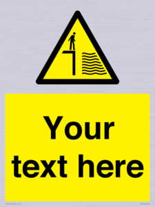WV5132: Custom Deep Water Sign