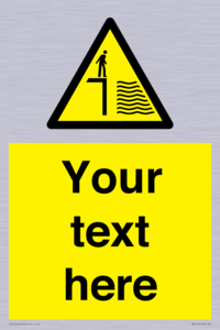 WV5132: Custom Deep Water Sign