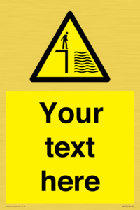 WV5132: Custom Deep Water Sign