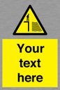 WV5132: Custom Deep Water Sign