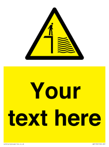 WV5132: Custom Deep Water Sign