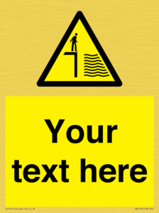 WV5132: Custom Deep Water Sign