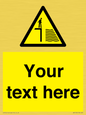 WV5132: Custom Deep Water Sign