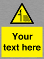 WV5132: Custom Deep Water Sign