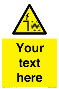 WV5132: Custom Deep Water Sign