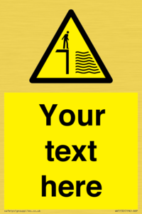 WV5132: Custom Deep Water Sign