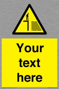WV5132: Custom Deep Water Sign