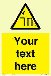 WV5132: Custom Deep Water Sign