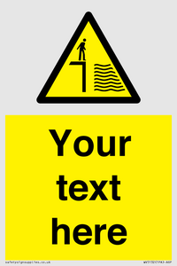 WV5132: Custom Deep Water Sign