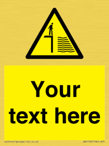 WV5132: Custom Deep Water Sign