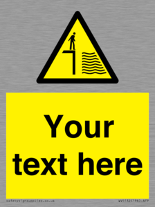 WV5132: Custom Deep Water Sign