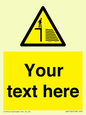 WV5132: Custom Deep Water Sign