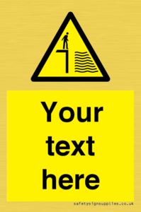 WV5132: Custom Deep Water Sign