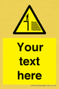 WV5132: Custom Deep Water Sign