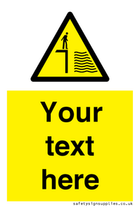 WV5132: Custom Deep Water Sign