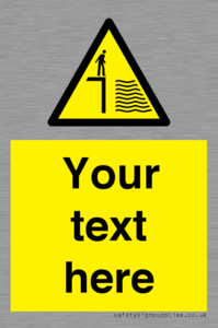 WV5132: Custom Deep Water Sign