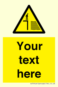 WV5132: Custom Deep Water Sign