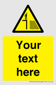 WV5132: Custom Deep Water Sign