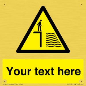 WV5132: Custom Deep Water Sign