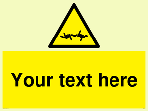 WV5133: Custom Barbed Wire Sign