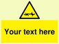 WV5133: Custom Barbed Wire Sign