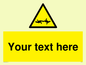 WV5133: Custom Barbed Wire Sign