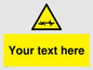 WV5133: Custom Barbed Wire Sign