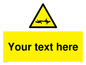 WV5133: Custom Barbed Wire Sign