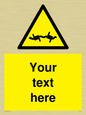 WV5133: Custom Barbed Wire Sign