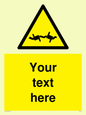 WV5133: Custom Barbed Wire Sign