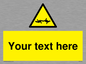 WV5133: Custom Barbed Wire Sign