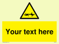 WV5133: Custom Barbed Wire Sign
