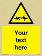 WV5133: Custom Barbed Wire Sign