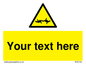 WV5133: Custom Barbed Wire Sign