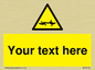 WV5133: Custom Barbed Wire Sign