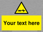 WV5133: Custom Barbed Wire Sign