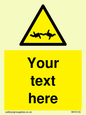 WV5133: Custom Barbed Wire Sign