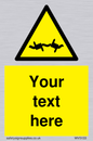 WV5133: Custom Barbed Wire Sign