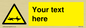 WV5133: Custom Barbed Wire Sign